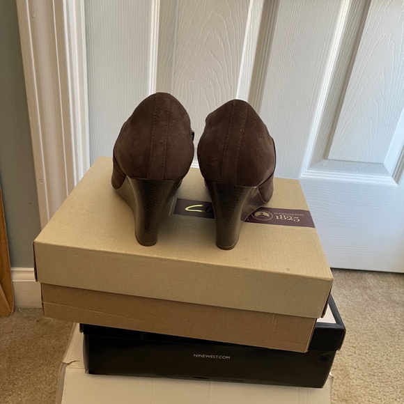 Nine West Brown Suede Booties - Picture 3 of 5
